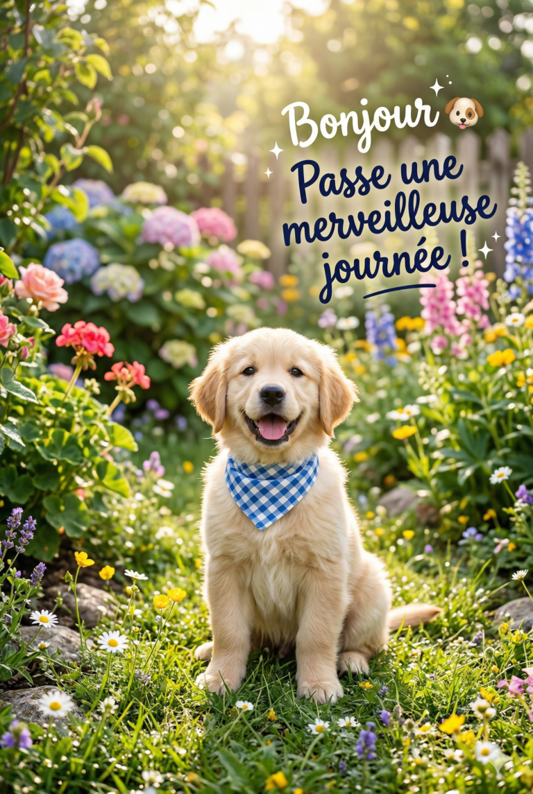 Bonjour bonne journée