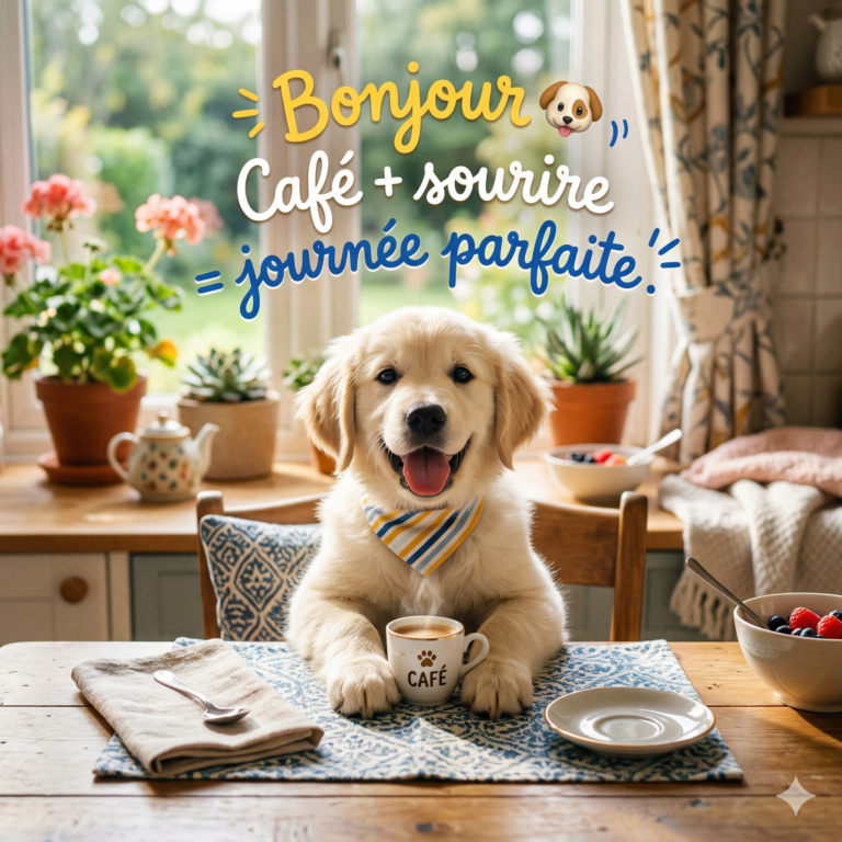Bonjour du matin drôle