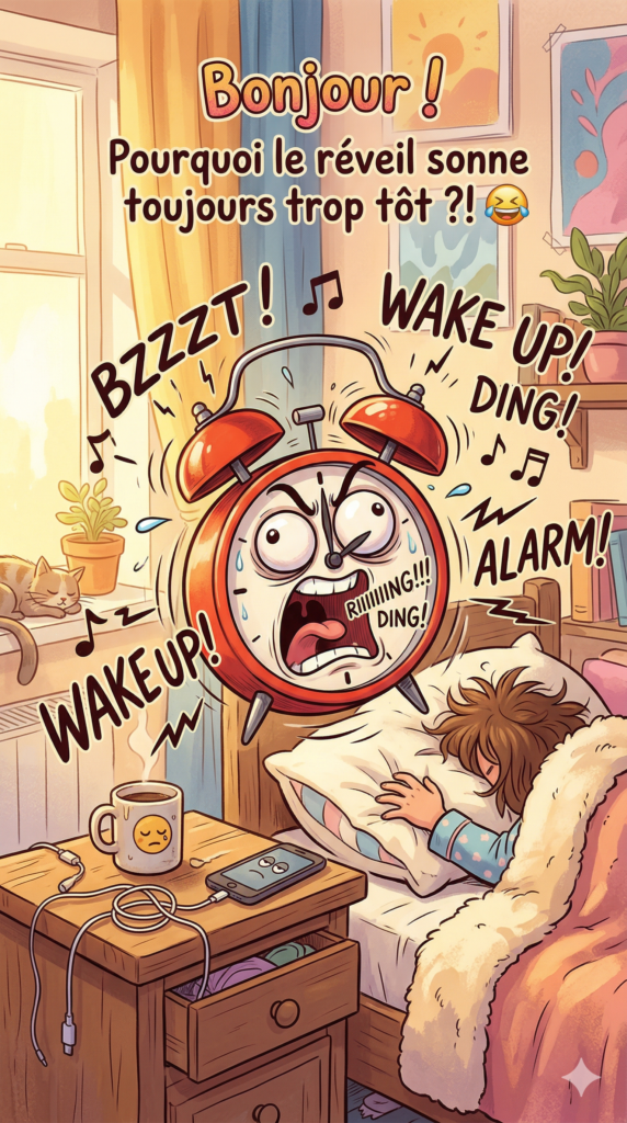 bonjour du matin drôle 