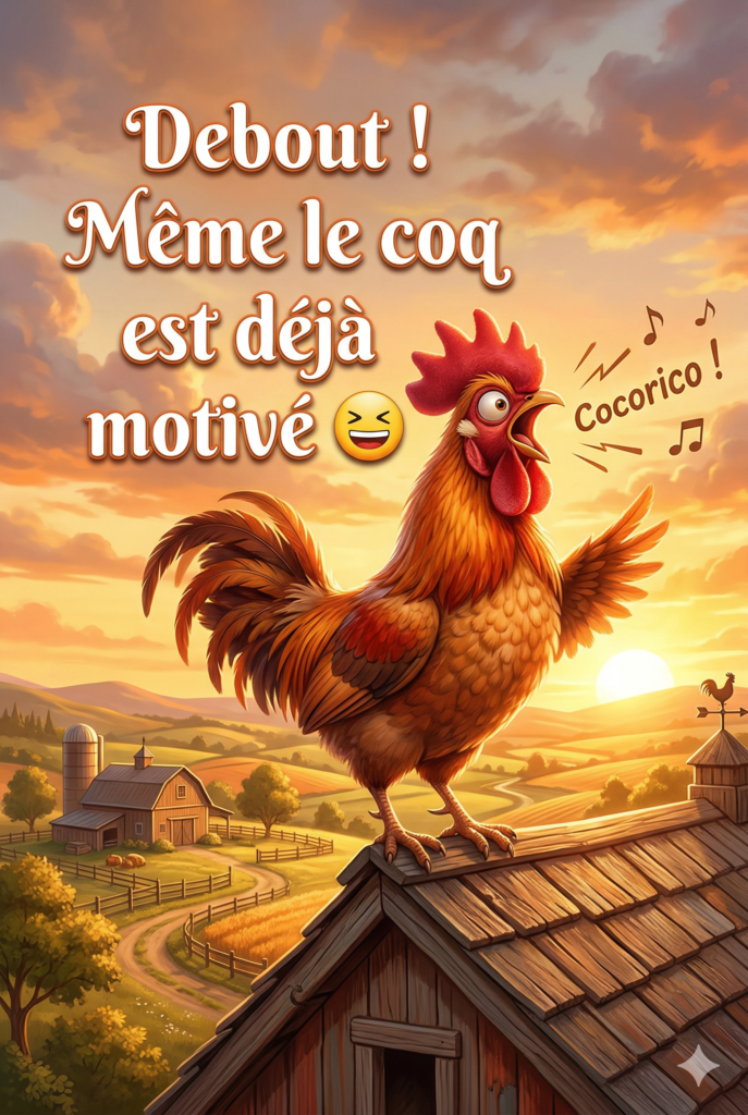 image bonjour drôle