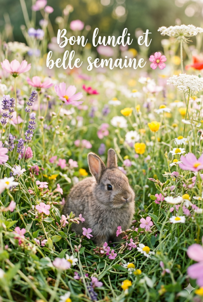 bonne semaine bon lundi