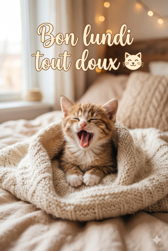 bonne semaine bon lundi