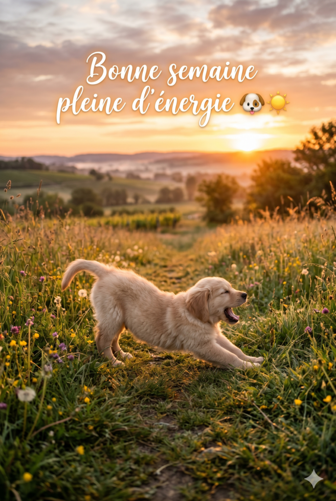 bonne semaine bon lundi