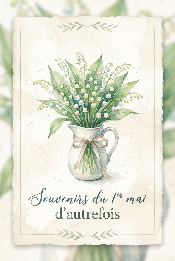 brin de muguet porte-bonheur