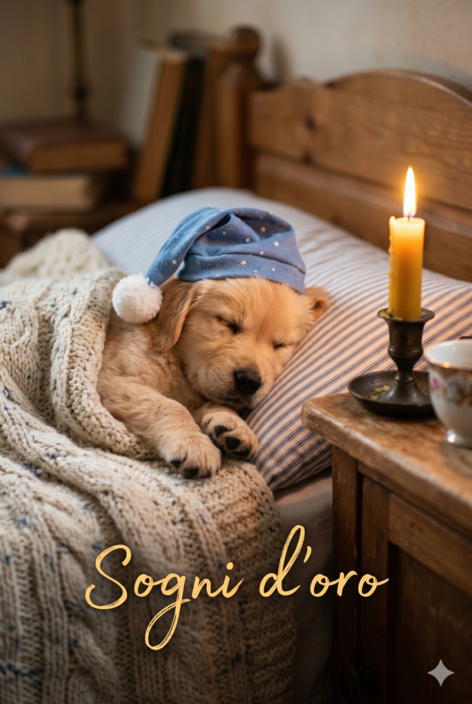 Buonanotte, sogni sereni e leggeri