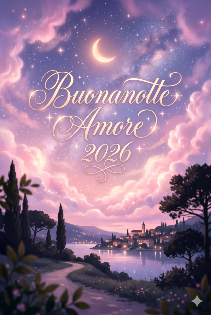 Buonanotte, sogni sereni e leggeri