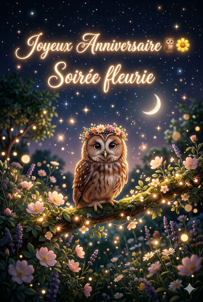  message anniversaire fleurs