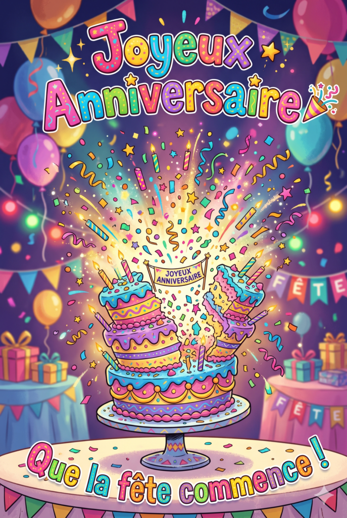 carte anniversaire animée